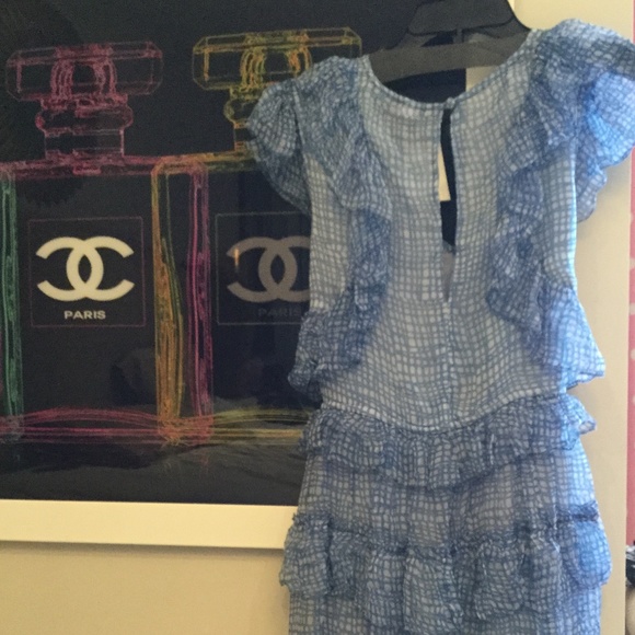 Love Sam Ruffle Mini dress with bead M - Picture 3 of 6